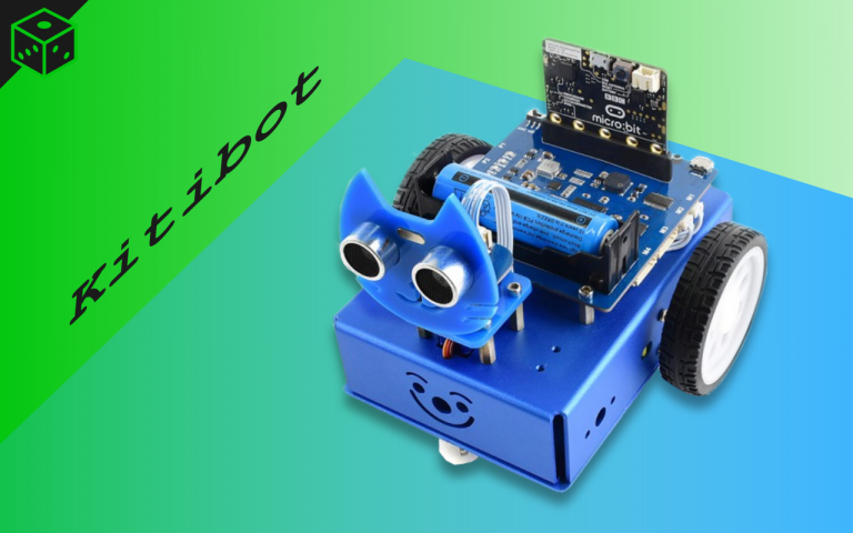 Robot KitiBot 2WD sa učí používať snímače