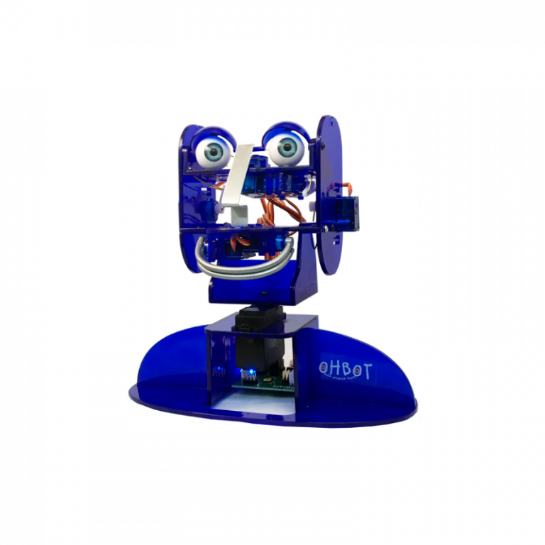 Robot Ohbot 2.1 pomáha žiakom pri učení
