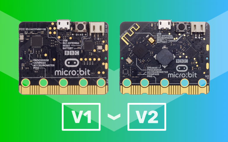 micro:bit V1 vs micro:bit V2