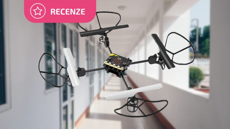 Predstavenie programovateľného dronu Elecfreaks micro:bit dron:bit kit